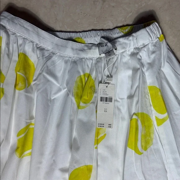 ANTHROPOLOGIE MAEVE JACIE TENNIS POPLIN MIDI SKIRT KATE SHELTER EDITION XS/S NWT - Picture 10 of 11